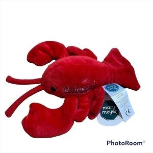 Mary Meyer Boston Lobster Plush Stuffed Toy NWT Red Kids